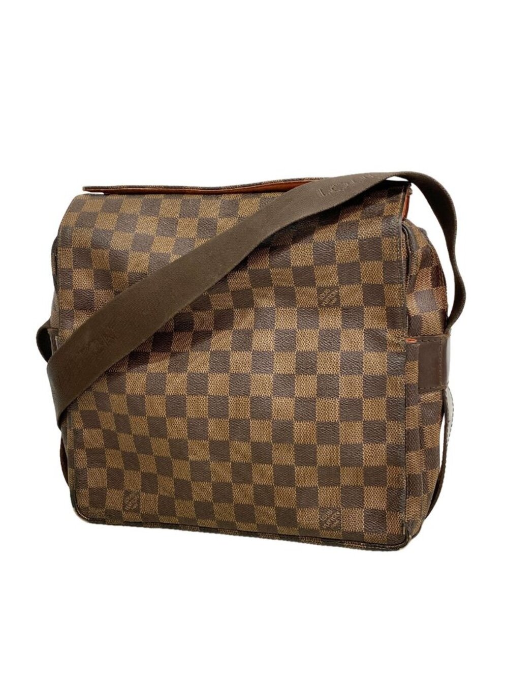 Louis Vuitton Shoulder Bag Damier Naviglio Ebene